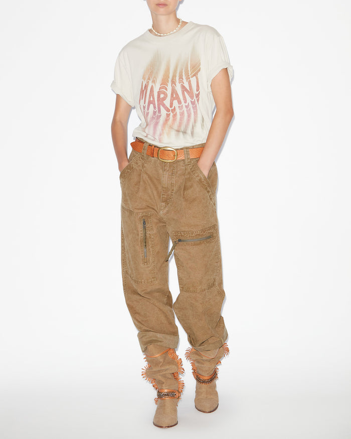 isabel marant T-SHIRT ZOELINE Femme écru