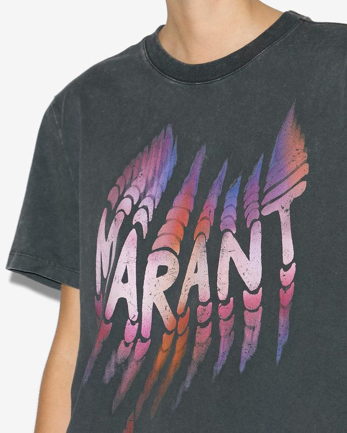 Isabel Marant T-SHIRT ZOELINE Femme Noir Délavé
