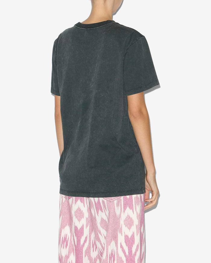 Isabel Marant T-SHIRT ZOELINE Femme Noir Délavé