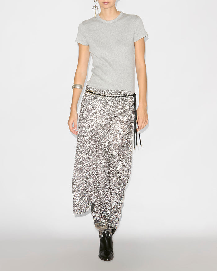 isabel marant TEE SHIRT TAOMI Femme gris