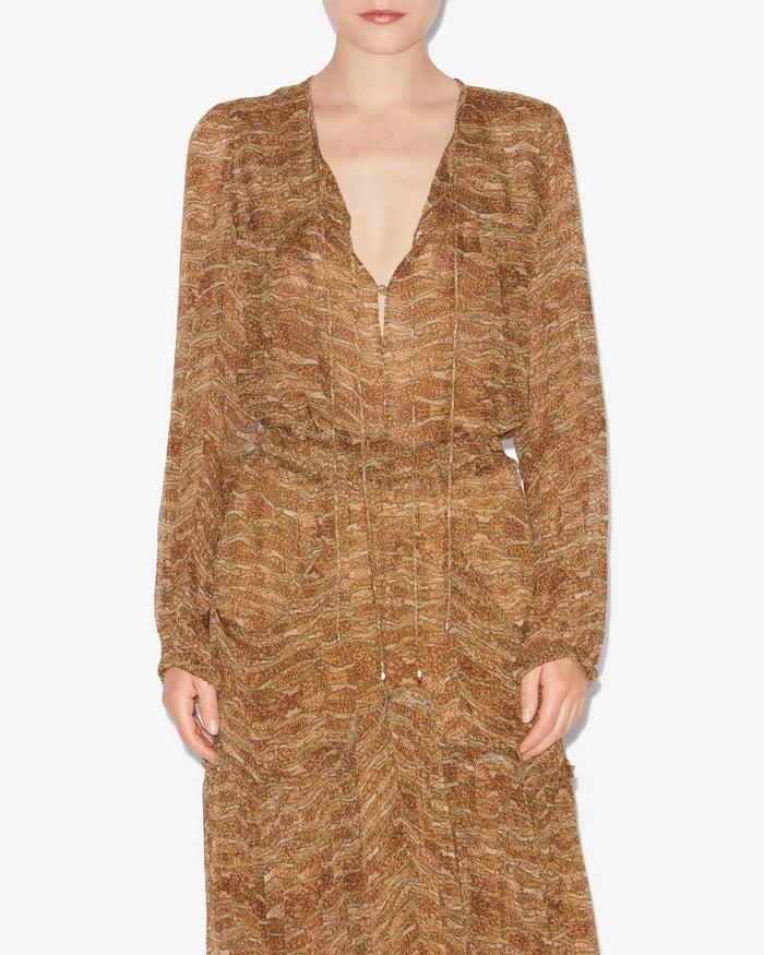 Isabel Marant TOP ADVIKA Femme Kaki