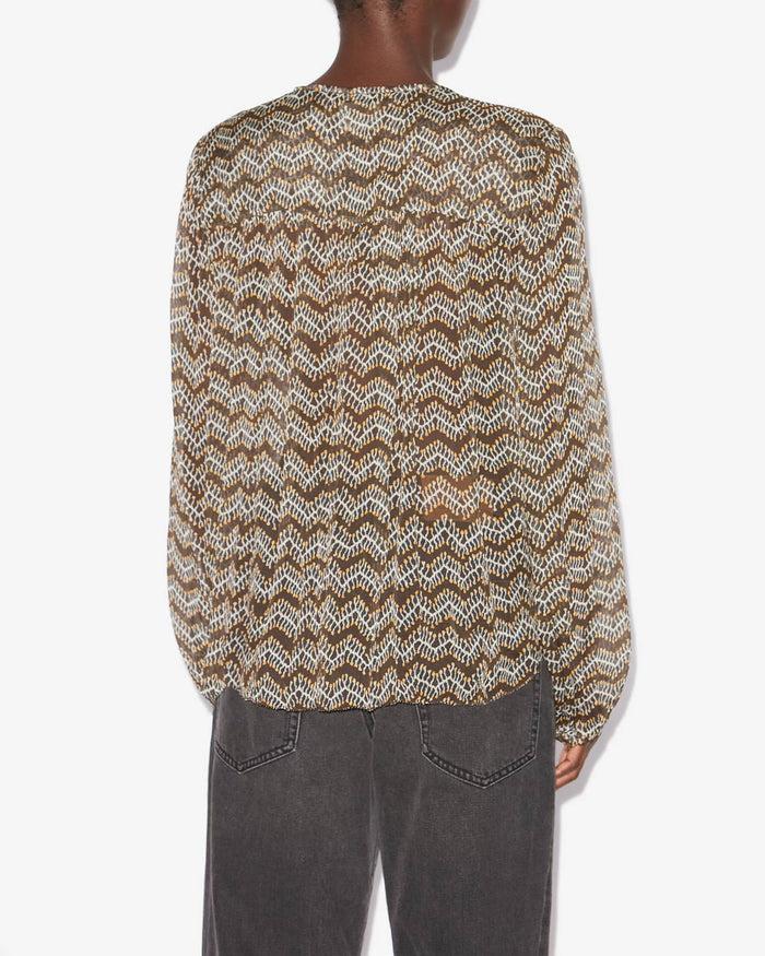 Isabel Marant TOP ADVIKA Femme Noir Délavé