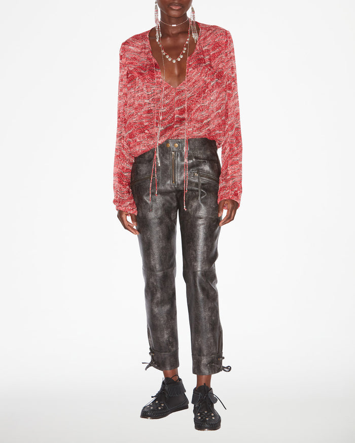 isabel marant TOP ADVIKA Femme rouge