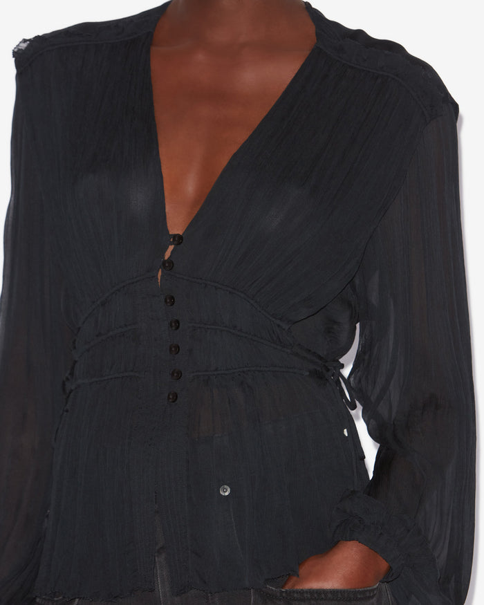 Isabel Marant TOP AXELINE Femme Noir