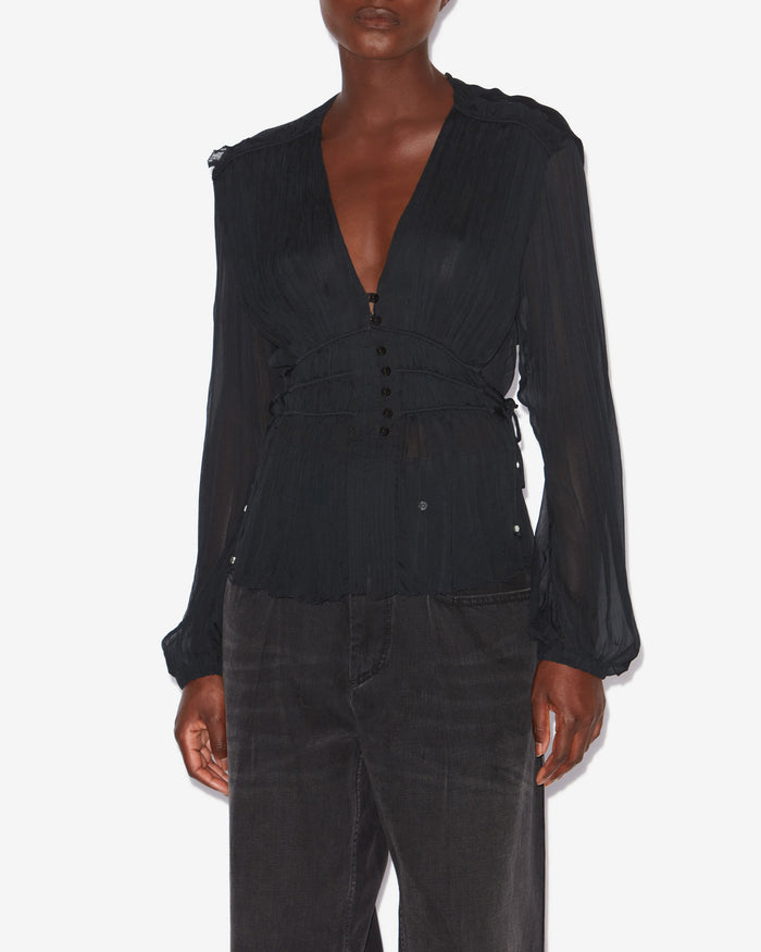 Isabel Marant TOP AXELINE Femme Noir