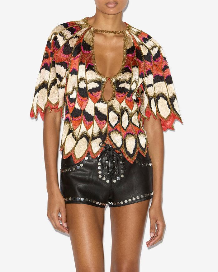 Isabel Marant TOP AYNIA Femme Orange