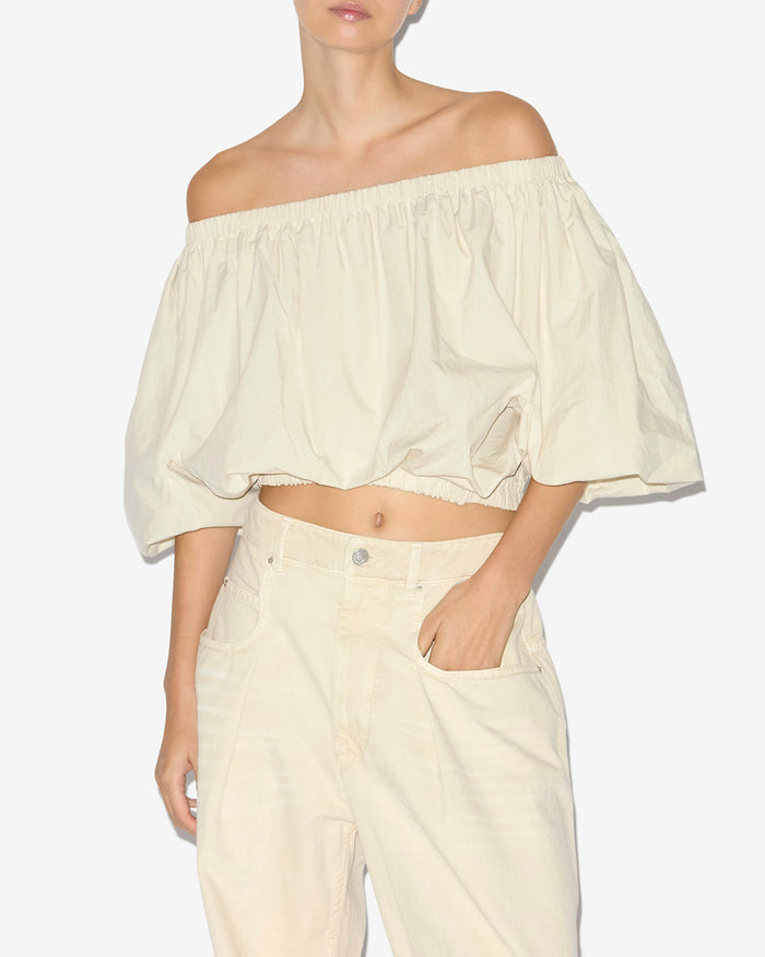 Isabel Marant TOP BERTILLE Femme écru