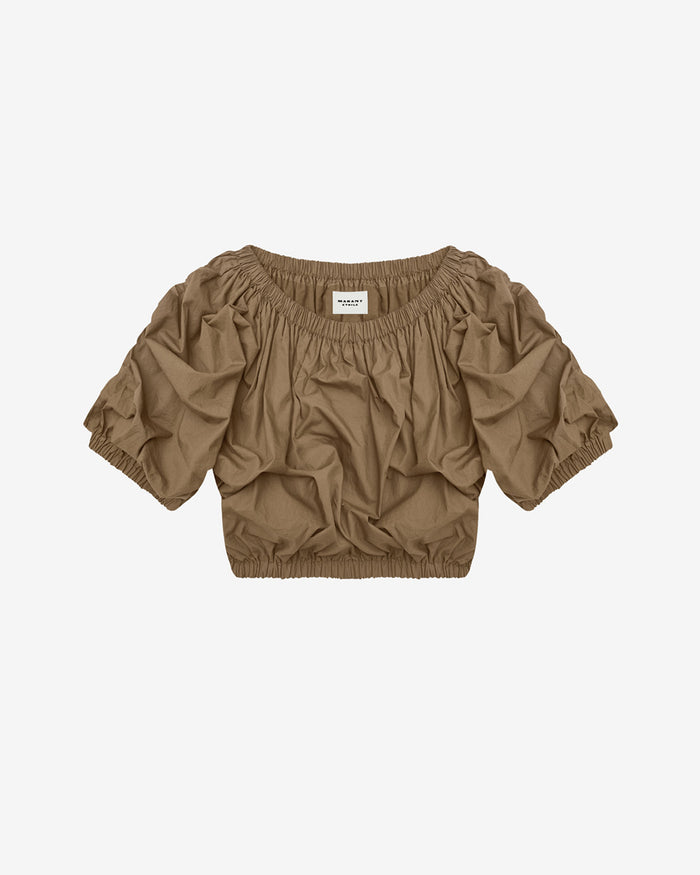 Isabel Marant TOP BERTILLE Femme Kaki