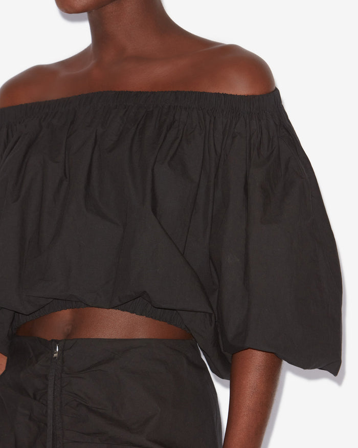 isabel marant TOP BERTILLE Femme noir