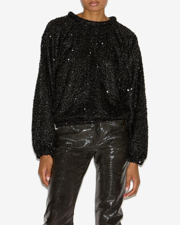 Isabel Marant Top Dabia Femme Noir