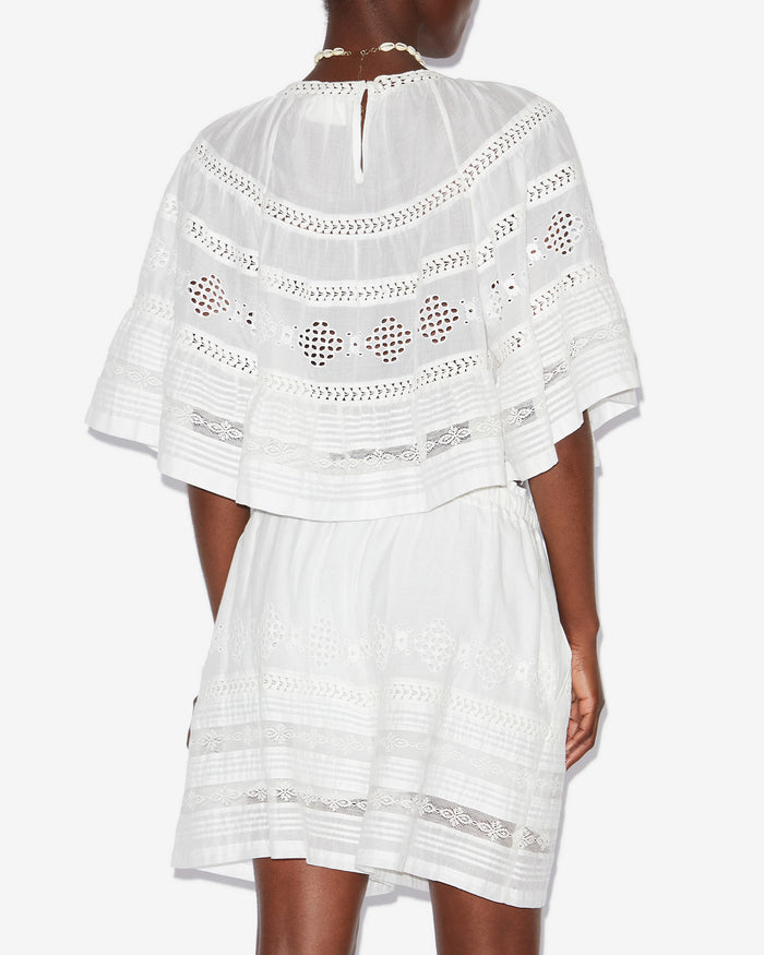 Isabel Marant TOP DILAMA Femme Blanc