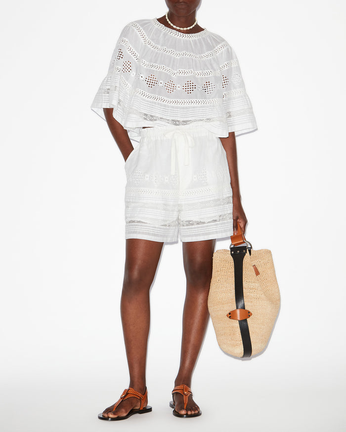 isabel marant TOP DILAMA Femme blanc