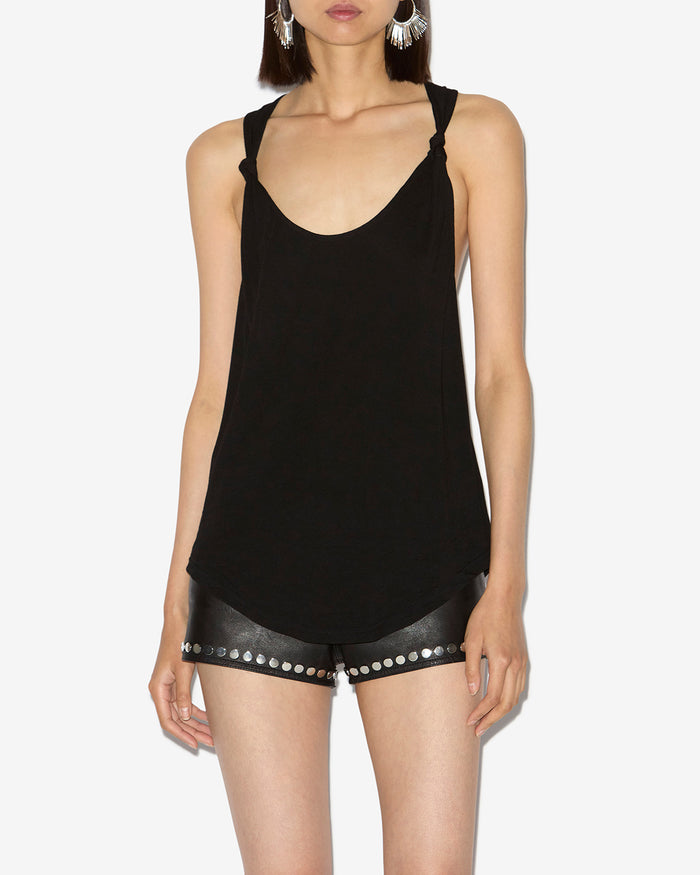 Isabel Marant TOP ELODY Femme Noir
