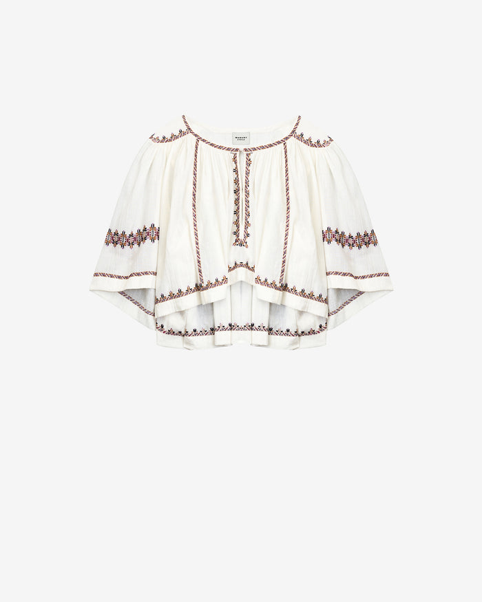 isabel marant TOP FELICITY Femme écru-ocre