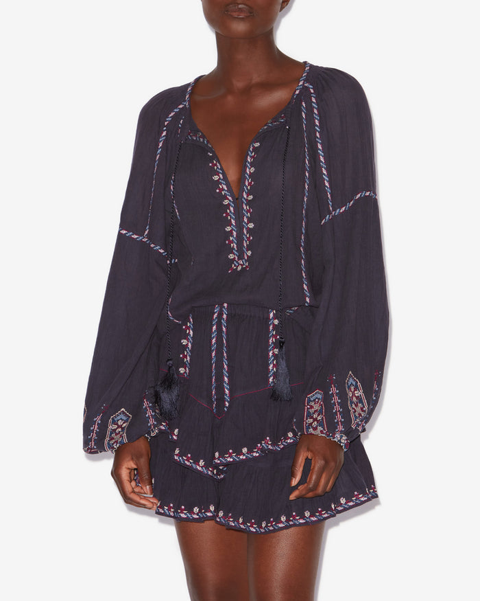 Isabel Marant TOP FERNANDA Femme Faded Night/Lilac