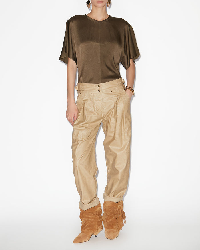isabel marant TOP KARLITA Femme bronze