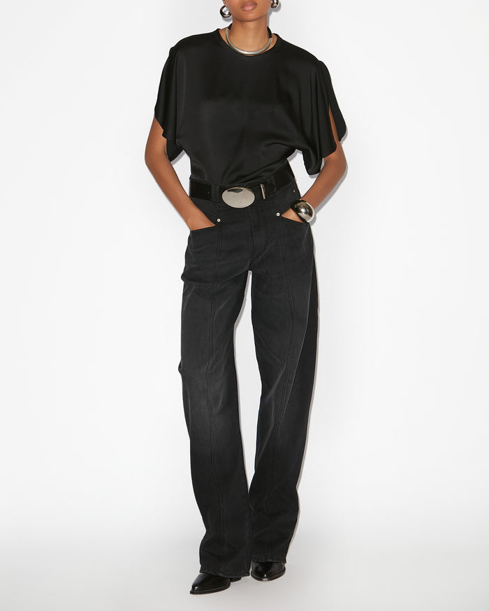 isabel marant TOP KARLITA Femme noir