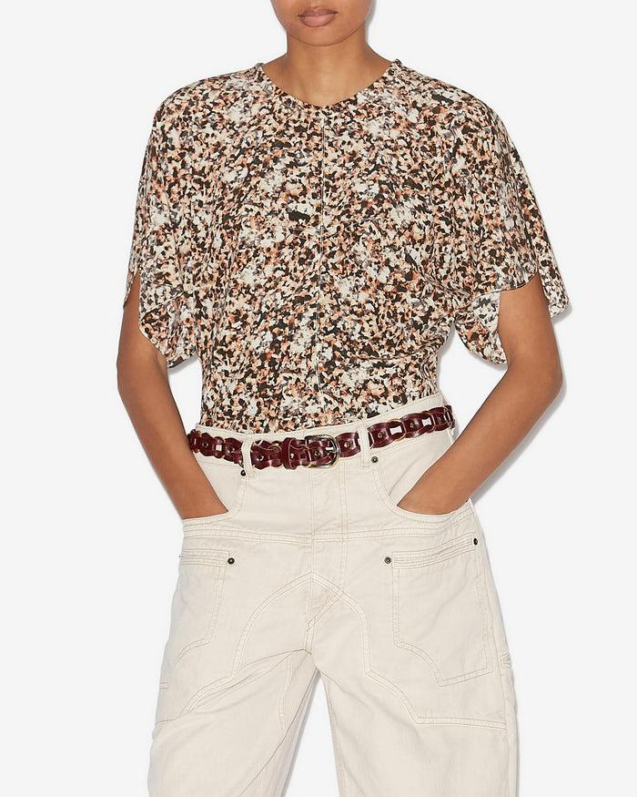 Isabel Marant TOP KARLITA Femme Ocre-écru