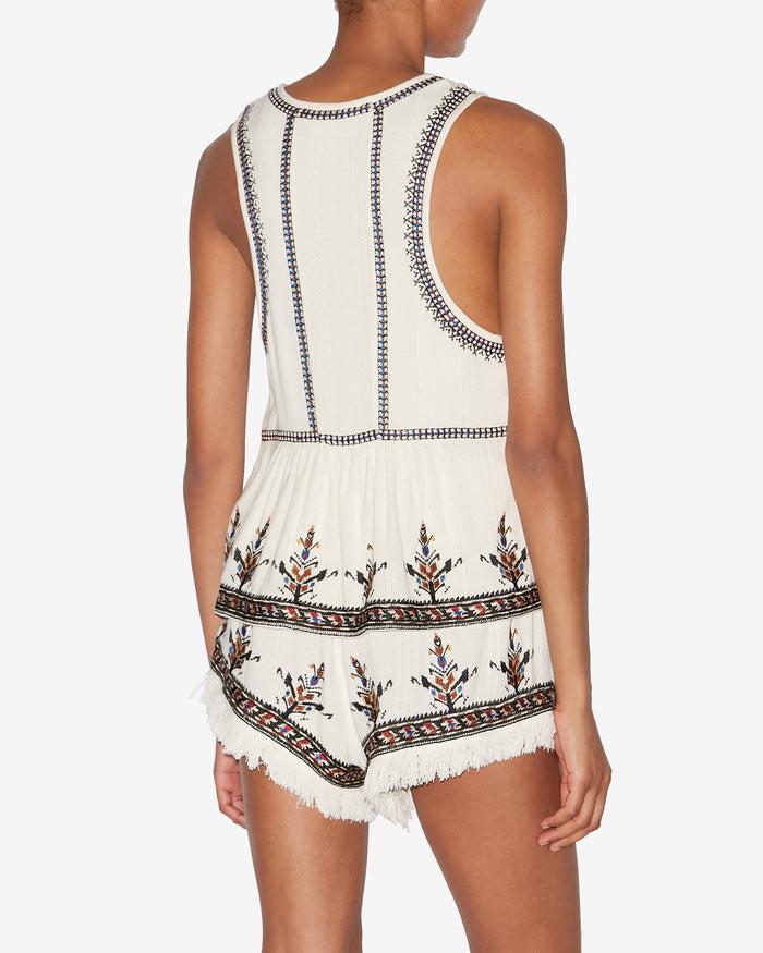 Isabel Marant TOP KOURTNEY Femme écru