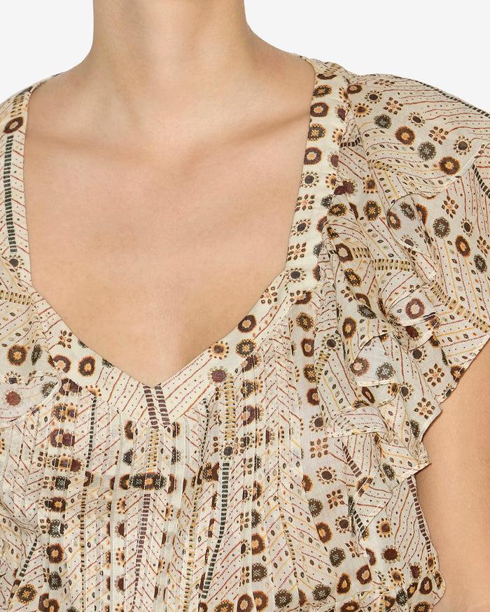 Isabel Marant TOP MADRANA Femme écru