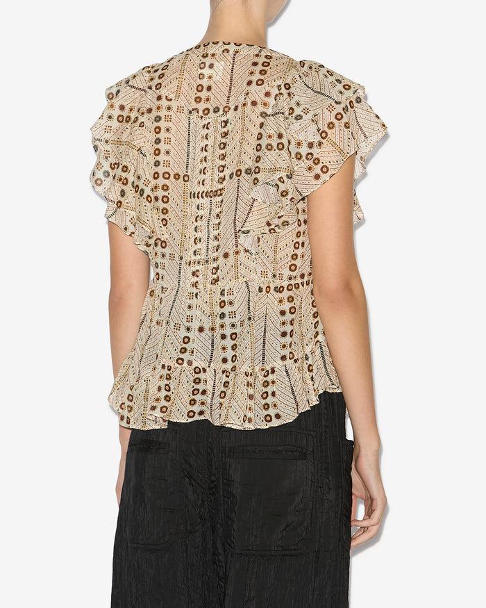 Isabel Marant TOP MADRANA Femme écru