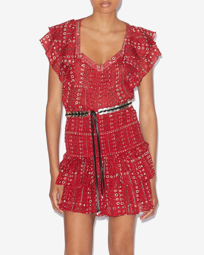 Isabel Marant TOP MADRANA Femme Rouge
