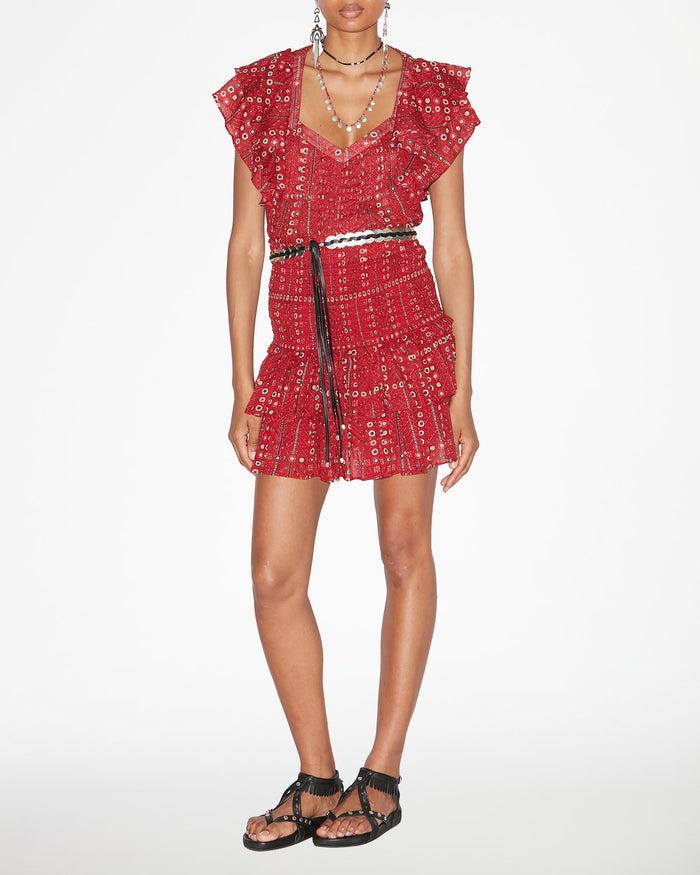 isabel marant TOP MADRANA Femme rouge