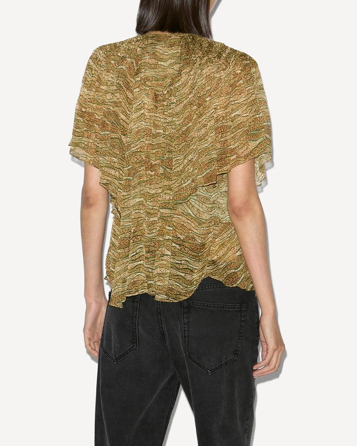 Isabel Marant TOP NESLYA Femme Kaki