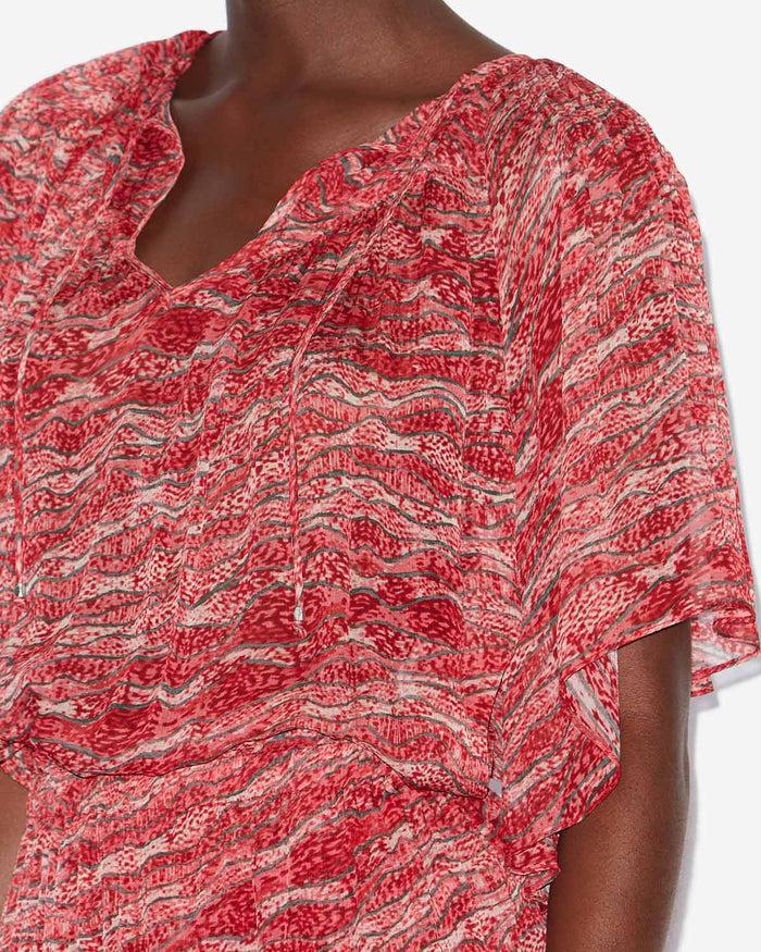 Isabel Marant TOP NESLYA Femme Rouge