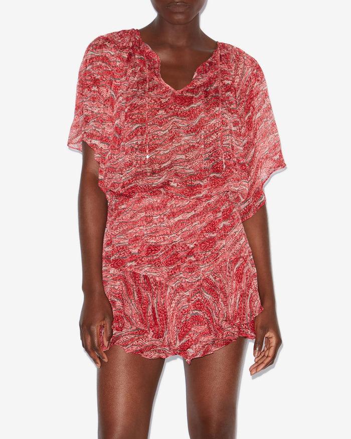 Isabel Marant TOP NESLYA Femme Rouge