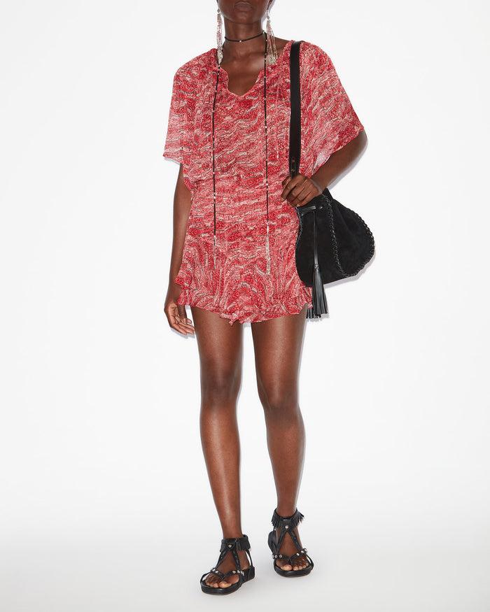 isabel marant TOP NESLYA Femme rouge