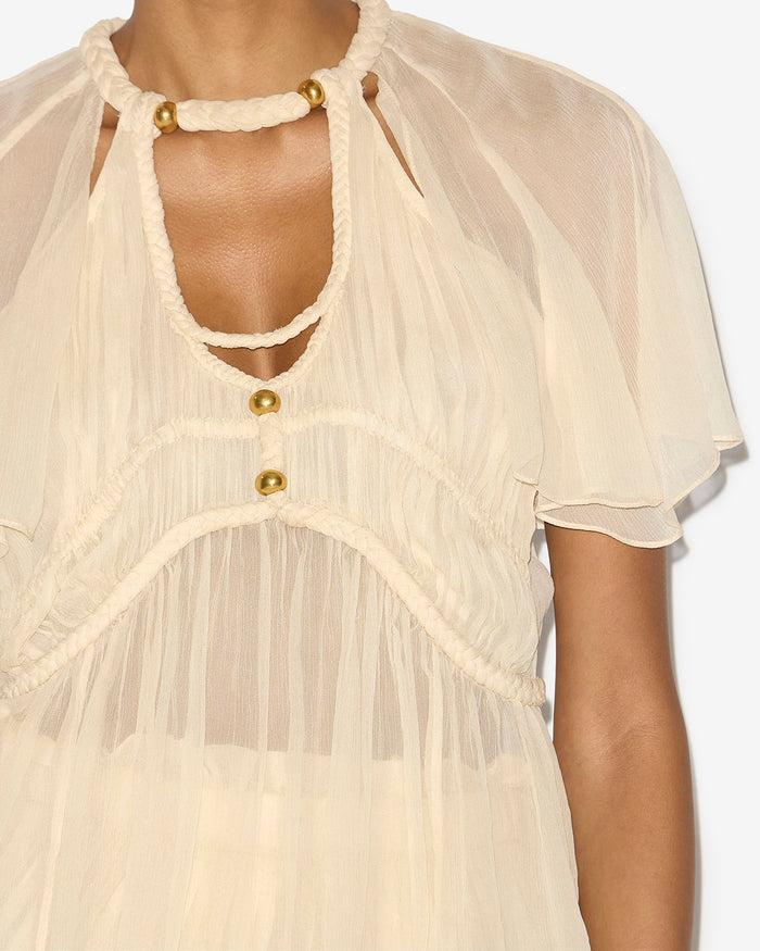 Isabel Marant TOP ROSALINE Femme écru