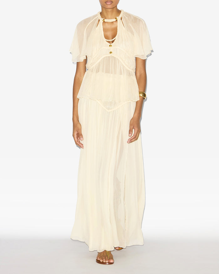 isabel marant TOP ROSALINE Femme écru