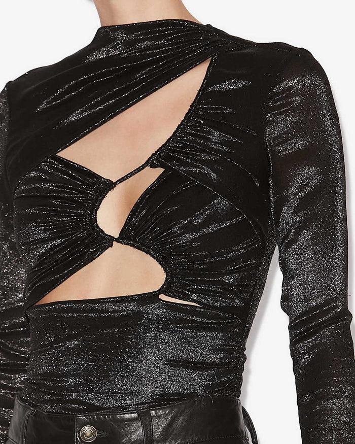 Isabel Marant TOP ROSE Femme Noir