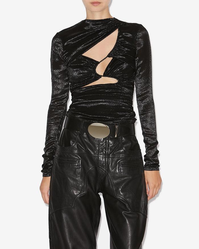 Isabel Marant TOP ROSE Femme Noir