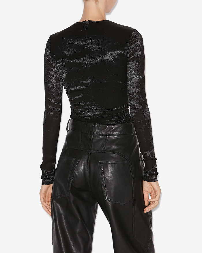 Isabel Marant TOP ROSE Femme Noir