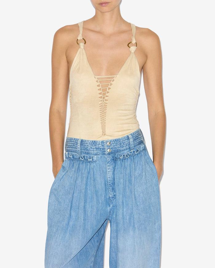 Isabel Marant TOP SAKINA Femme écru
