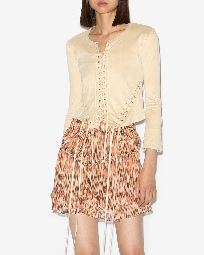 Isabel Marant TOP SEATLE Femme écru