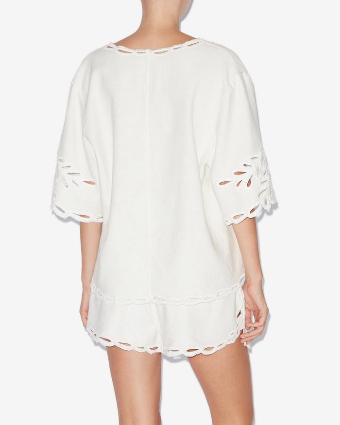 Isabel Marant TOP SHANA Femme Blanc
