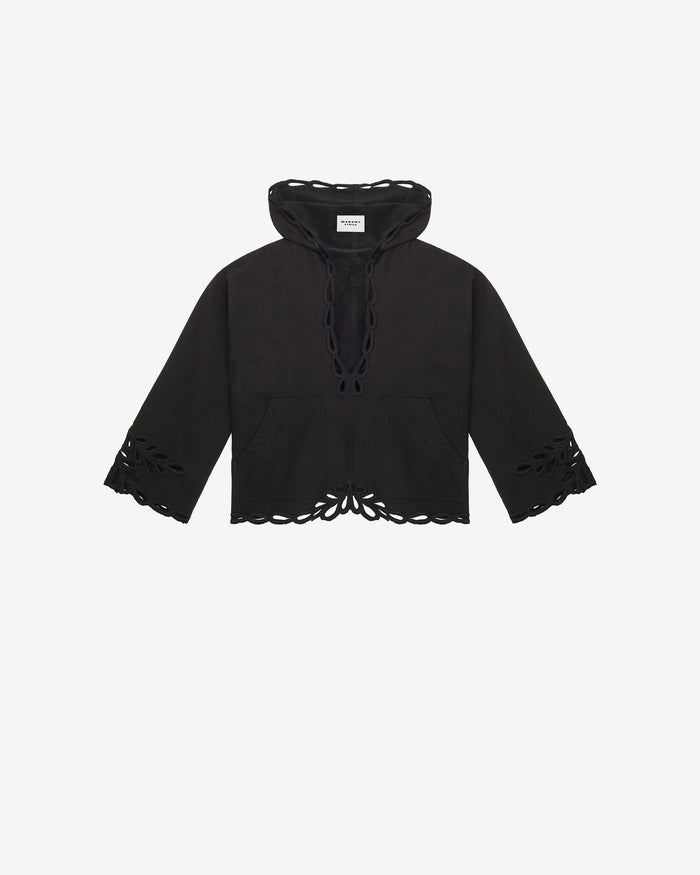 Isabel Marant TOP SOLVI Femme Noir Délavé