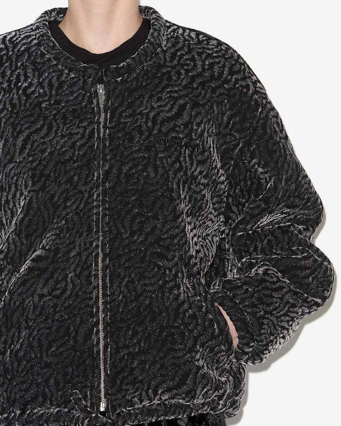 Isabel Marant Veste Abelina Femme Noir Métallique