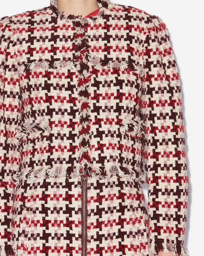 Isabel Marant VESTE AMELIO Femme Rouge-rose
