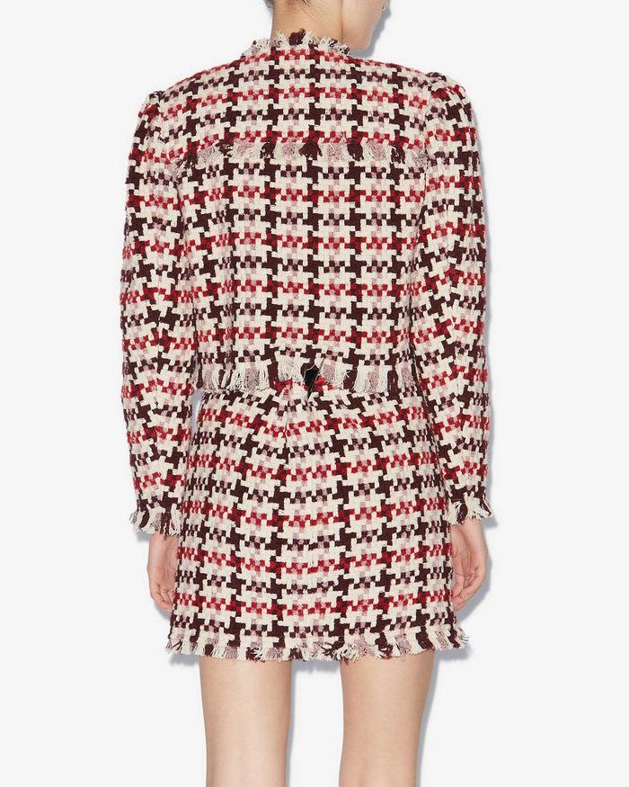 Isabel Marant VESTE AMELIO Femme Rouge-rose