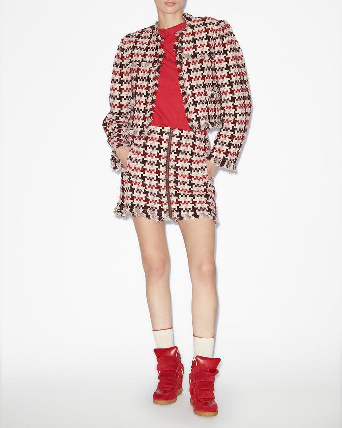 isabel marant VESTE AMELIO Femme rouge-rose