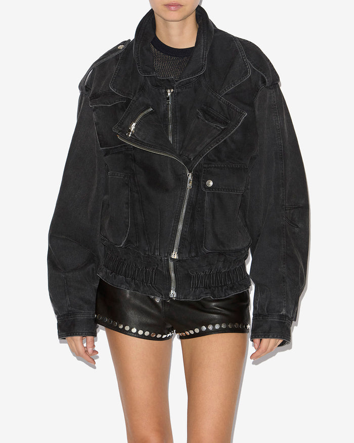 Isabel Marant VESTE ANELI Femme Noir Délavé