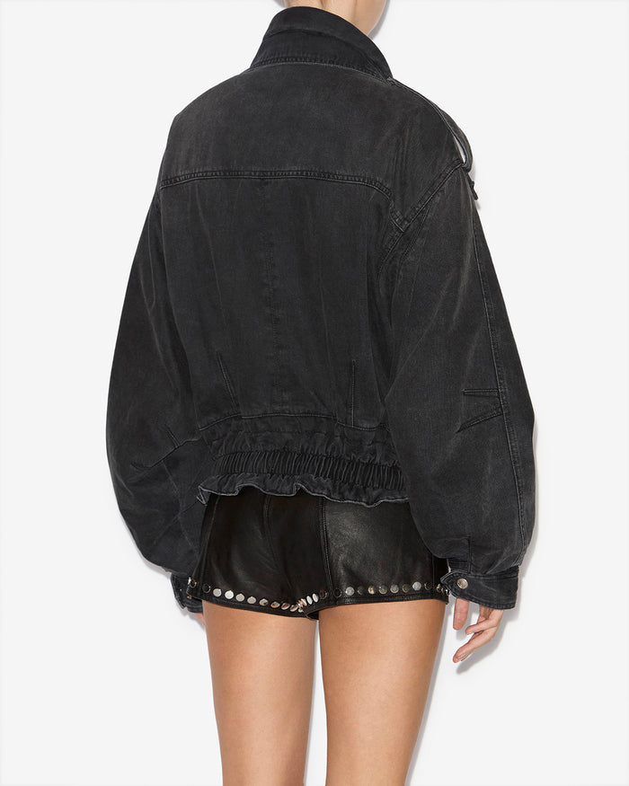 Isabel Marant VESTE ANELI Femme Noir Délavé