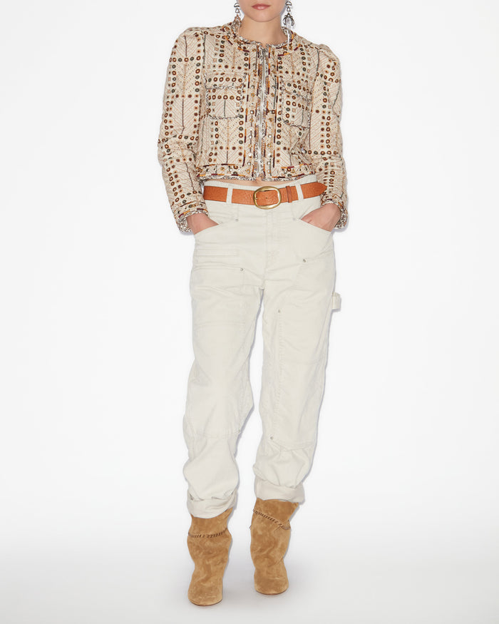 isabel marant VESTE CHRISTY Femme écru