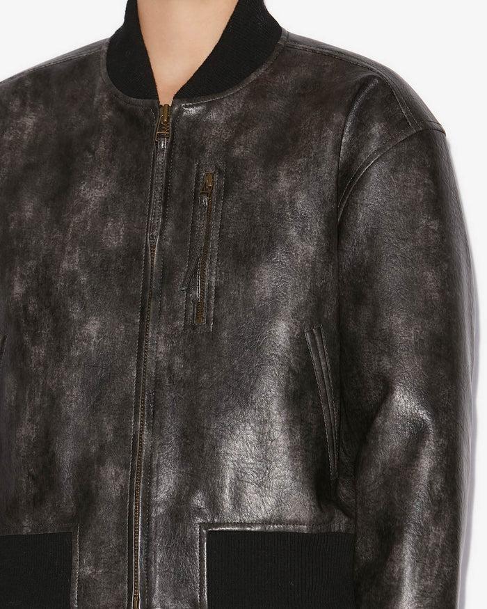 Isabel Marant VESTE CRISLEY Femme Noir Délavé