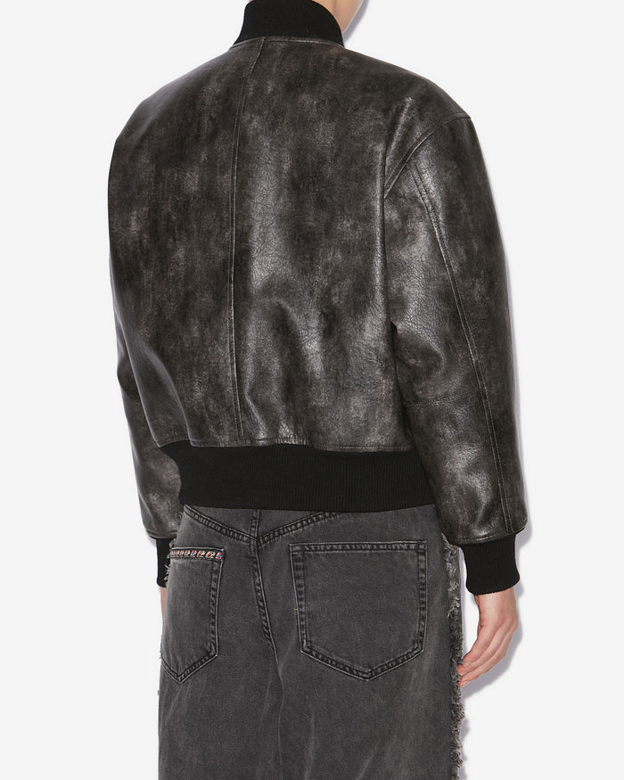 Isabel Marant VESTE CRISLEY Femme Noir Délavé