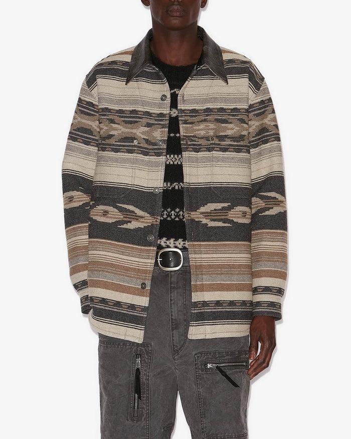 Isabel Marant VESTE DALTON Homme Noir Délavé